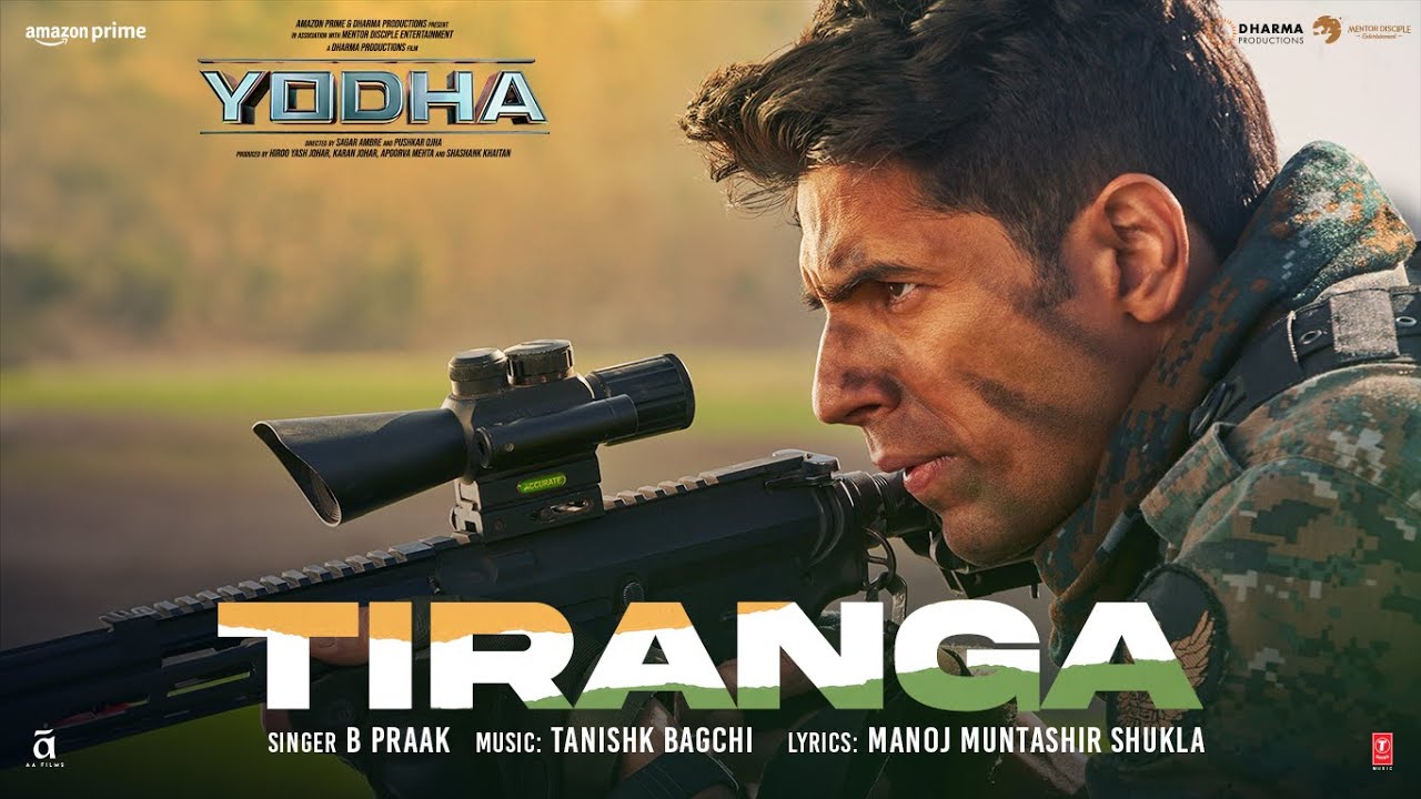 Tiranga Lyrics Yodha Hindi Movie 2024