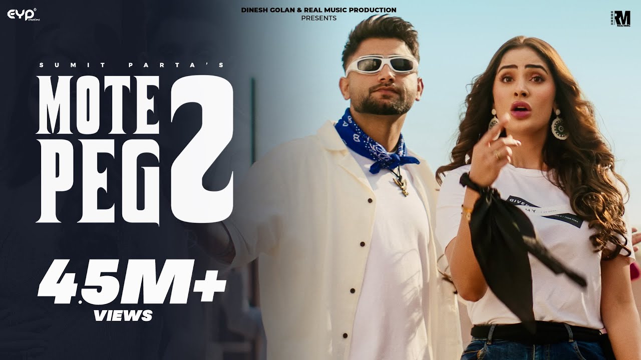 Latest Popular Mote Peg 2 Lyrics Sumit Parta 2024